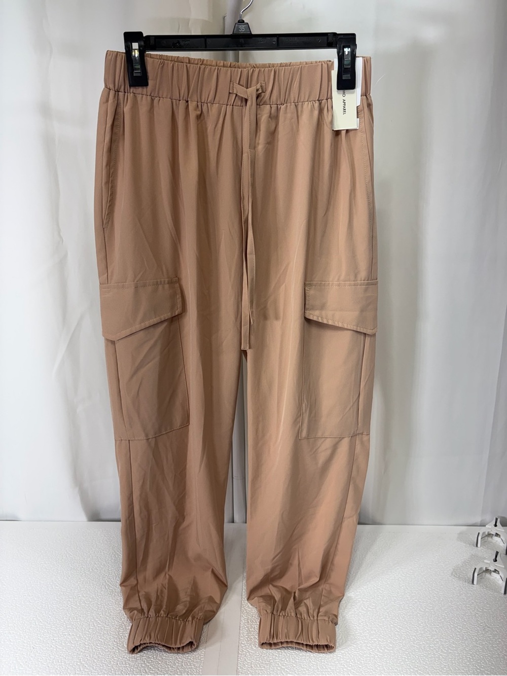 Soho Apparel Cargo Joggers in Beige Tan 3102